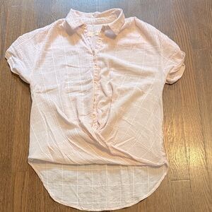 Anthropologie pink top